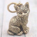 バッグ ペンダントトップ レトロ 猫 真鍮 キーホルダー 動物 ペット ペンダント ジュエリー メンズ レディース ギフト