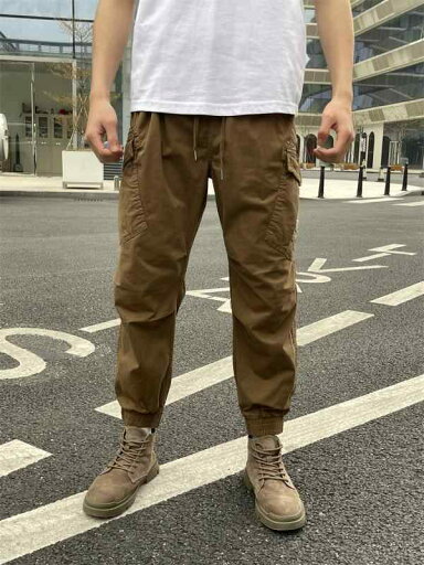 パンツ カジュアル フットネス ダンス トレーニング ズボン メンズ 春秋 作業 ズボン ファッション スリムフィット アウトドア ロング スポーツ ブラウン パンツ カジュアル フットネス ダンス トレーニング ズボン メンズ 春秋 作業 ズボン ファッション スリムフィット アウトドア ロング スポーツ ブラウン