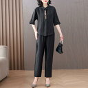 レディース ファッション セットアップ カジュアル 普段使い 婦人服 マザーズ 上品 カジュアル 女性 ツーピース スーツ ハイエンド 夏服 女性 チュール ス...