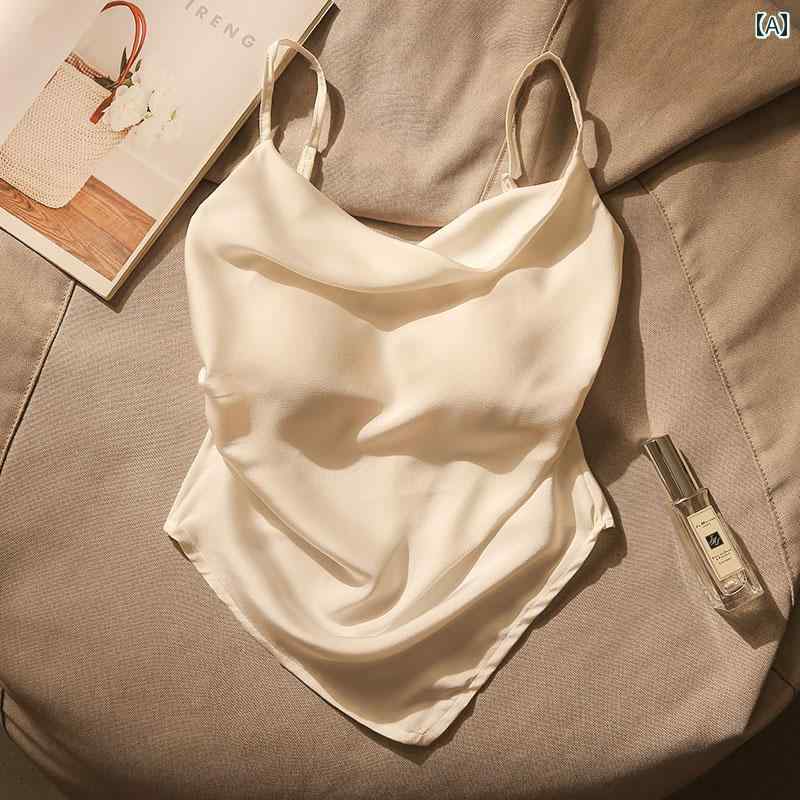 レディース フレンチ キャミソール モテ服 トップス セクシー レイヤード スタイリッシュ おしゃれ 女の子 韓国 イベント フェス レジャー デート アップ