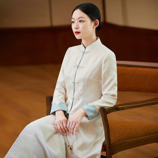 ドレス 秋 春 唐 スーツ 女性 中華風 韓服 スーツ 茶 アーティスト 婦人服 チャイナ 中華風 トップス 瞑想服 ドレス 秋 春 唐 スーツ 女性 中華風 韓服 スーツ 茶 アーティスト 婦人服 チャイナ 中華風 トップス 瞑想服