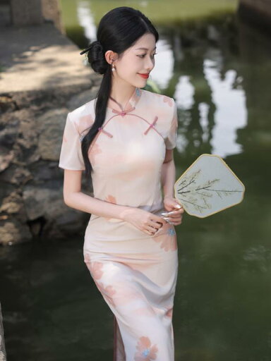 ドレス レディース 秋 ファッション ピンク ジェントル レディ ファン チャイナ レトロ 中国 エレガント 女子 ドレス レディース 秋 ファッション ピンク ジェントル レディ ファン チャイナ レトロ 中国 エレガント 女子