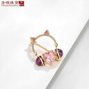 コート レディース ピアス かわいい 韓国 ヘッドフォン ブローチ ハイエンド ファッション 個性 精巧 ブローチ カーディガン コサージュ