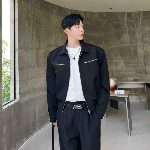 ジャケット メンズ 秋 カジュアル かっこいい 韓国 小さい 多く ジッパー トップス 男性用 ジャケット メンズ 秋 カジュアル かっこいい 韓国 小さい 多く ジッパー トップス 男性用