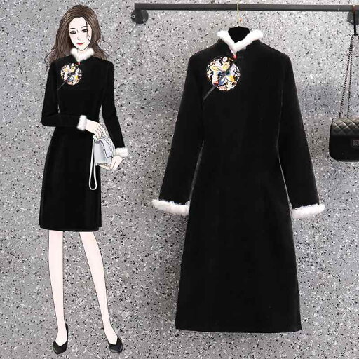 ドレス 秋冬 チャイナ 美しい 撮影 衣装 レトロ 厚手 刺繍 チャイナ レディース 中華風 大きいサイズ ドレス 秋冬 チャイナ 美しい 撮影 衣装 レトロ 厚手 刺繍 チャイナ レディース 中華風 大きいサイズ