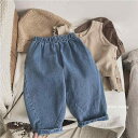 パンツ レディース 秋 ジーンズ ベビー パッチワーク キャロット