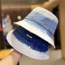 レディース 秋 春 カジュアル 帽子 ウォッシュデニム フィッシャーマン ハット 韓国 旅行 バケット ハット ファッション バケット ハット