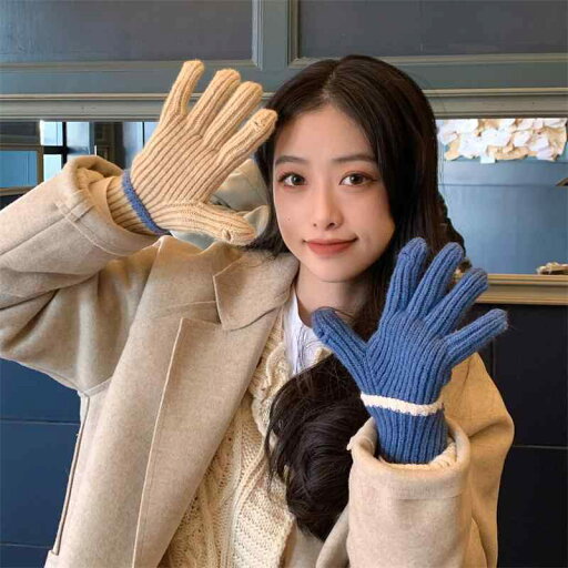 レディース 秋 冬 ニット ウール 韓国 指 タッチ スクリーン 携帯 電話 暖かい 五本 指 手袋 カップル用 レディース 秋 冬 ニット ウール 韓国 指 タッチ スクリーン 携帯 電話 暖かい 五本 指 手袋 カップル用