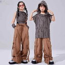 子供服 女の子 男の子 Tシャツ タンクトップ へそ出し パンツ コスチューム バンド ダンス ヒップホップ ストリート系 パフォーマンス 衣装 クール かっこいい キッズ