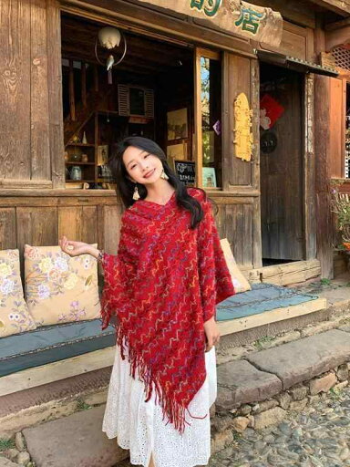 ジャケット レディース ニット ショール おしゃれ エスニック ショール ウイグル 旅行 赤い マント セーター タッセル 暖かい マント ジャケット レディース ニット ショール おしゃれ エスニック ショール ウイグル 旅行 赤い マント セーター タッセル 暖かい マント