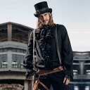 シャツ メンズ 秋 冬 長袖 トップス 衣装 ゆったり パンク 風 ゴシック GOTHIC ダーク レトロ カラー フラワー ラン タンス リーブ