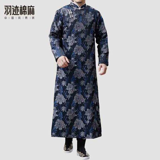シャツ メンズ 秋 中華風 服 プリント 綿 リネン レトロ ロング 中華風 ローブ 民族風 服 スタンドカラー ロング マンダリン シャツ メンズ 秋 中華風 服 プリント 綿 リネン レトロ ロング 中華風 ローブ 民族風 服 スタンドカラー ロング マンダリン