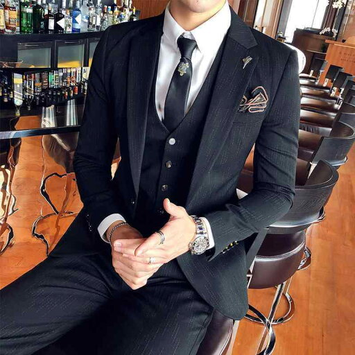 ドレス スーツ 新郎 ウェディング 2つ ボタン チェック柄 スーツ スリーピーススーツ 韓国 スリムフィット 付添人 服 英国 ドレス スーツ 新郎 ウェディング 2つ ボタン チェック柄 スーツ スリーピーススーツ 韓国 スリムフィット 付添人 服 英国