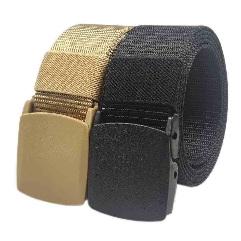 メンズ ナイロン ベルト アウトドア ミリタリー プラスチックバックル ナイロン タクティカル ベルト スポーツ 労働 保護 メタルフリー キャンバス サバイバル トレーニング ベルト