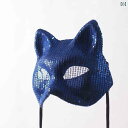 レディース ベネチアン マスク 仮面 舞踏会 目隠し 半 顔 キツネ 猫 鼻 し フェイク マスク ハロウィン 仮装 大人 小道具 魅惑的 楽しい マスク