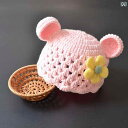 ベビー 帽子 手編み 秋冬 動物 かわいい 耳 かわいい メンズ レディース兼 クマ 女の子 保温 赤ちゃん ウール