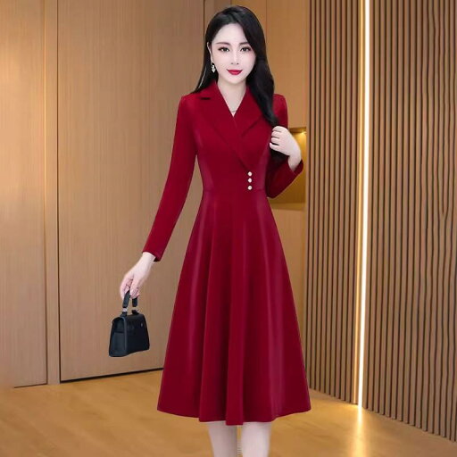 レディース ファッション ワンピース ドレス スカート ロング スリム フィット 上品 無地 豪華感 エレガント 婦人服 清楚 きれいめ マザーズ 春秋 レディース レディース ファッション ワンピース ドレス スカート ロング スリム フィット 上品 無地 豪華感 エレガント 婦人服 清楚 きれいめ マザーズ 春秋 レディース
