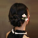 ヘアヘアアクセサリー かんざし ヘアピン 木 花 モダン 頭 髪飾り 髪留め ジュエリー ギフト レトロ おしゃれ レトロ レディース シンプル 母の日 ギフト...