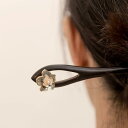 ヘアヘアアクセサリー かんざし ヘアピン 木 花 頭 髪飾り 髪留め 大人式 母の日 ギフト レトロ おしゃれ モダン チャイナ風 レトロ レディース シンプル...