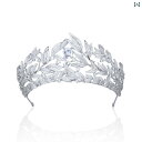 フランス 誕生日 レディース アメリカン エレガント ウェディング クラウン ティアラ 花嫁 プリンセス 結婚式 パーティー ドレスアップ