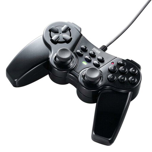 ダイレクト ゲームパッド 16ボタン 全ボタン連射対応 Xinput対応 振動機能付 windows専用 ラメ入りブラック 400-JYP62UBKX ダイレクト ゲームパッド 16ボタン 全ボタン連射対応 Xinput対応 振動機能付 windows専用 ラメ入りブラック 400-JYP62UBKX