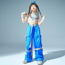 子供服 女の子 Tシャツ タンクトップ へそ出し パンツ 夏 コスチューム バンド ダンス ヒップホップ ストリート系 パフォーマンス 衣装 クール かっこいい キッズ