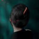ヘアアクセサリー かんざし ヘアピン 木 頭 髪飾り ウッド 髪留め 大人式 母の日 ギフト レトロ おしゃれ 簪 レトロ レディース シンプル クラシカルモダ...