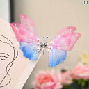 アクセサリー ジュエリー レディース 髪留め クリップ 蝶 ヘアピン 女の子 アンティーク 小さめ サイドクリップ ヘアアクセサリー グラデーション