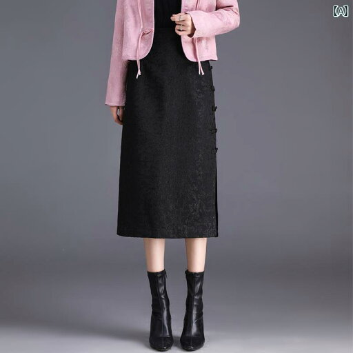 レディース 春秋 レトロ モダン ヒップスカート ミモレ丈スカート ジャカード ハイウエスト 丈 婦人服 エレガント レディース 春秋 レトロ モダン ヒップスカート ミモレ丈スカート ジャカード ハイウエスト 丈 婦人服 エレガント