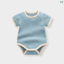 ロンパース 半袖 薄手 ベビー服 シンプル かわいい ベビー 赤ちゃん キッズ 乳幼児 子供 男の子 女の子 子育て中 ナチュラル 出産祝い おうち時間 夏