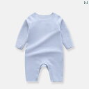 カバーオール 長袖 厚手 シンプル かわいい ベビー 赤ちゃん キッズ 乳幼児 子供 男の子 女の子 子育て中 ナチュラル 秋冬