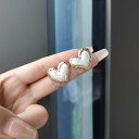 ピアス 大人かわいい S925 シルバー ニードル ツイスト ラブ パール 秋冬 ピアス レディース ユニーク ライト ファッション アクセサリー 装飾品 ジュエリー