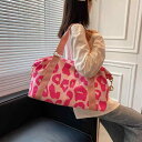 トラベル バッグ レディース メンズ ファッション 鞄 スポーツ フィットネス ジム 出張 旅行 大容量 おしゃれ かわいい 軽量 ヒョウ柄 韓国