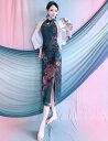 春夏 レトロ ダンス チャイナ ドレス ジャケット 衣装 中国 エスニック ストレッチ ボディ チャーム セットアップ 練習 パフォーマンス 大人 スパンコール...