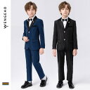 スーツ キッズ 子供 おしゃれ ファッション 男の子 ドレス 秋 英国風 ストライプ セット ブリティッシュ パフォーマンス ボーイズ ジャケット パンツ
