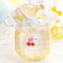 ペット品 洋服 ワンちゃん 猫ちゃん おしゃれ 秋服 プリンセス チェリー ウサギ チェック柄 シャツ コート 人形 首輪 小型 犬 テディ ペット