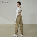 レディース スポーツ パンツ 秋冬 フィットネス パンツ カジュアル ランニング トレーニング ヨガ ウェア ゆったり レッグ タイ オーバーオール アウトドア