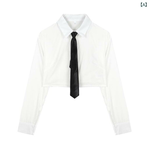 シャツ ブラウス ミニスカート セットアップ 長袖 春 へそ出し 制服 JKファッション キュート スタイリッシュ レディース シャツ ブラウス ミニスカート セットアップ 長袖 春 へそ出し 制服 JKファッション キュート スタイリッシュ レディース
