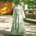 漢服 民族衣装 かわいい スカート 女の子 春 子供 セット 長袖 中国風 パフォーマンス 衣装 キッズ レディース チャイナ