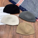 ニット帽 スイカ 皮 帽子 家主 帽子 メンズ レディース 短い ニット 厚手 ウール モンク ハット トゥ キャップ ストリート ファッション メンズ レディ...