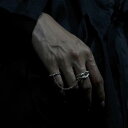リング クール チェーン メンズ レディース アクセサリー オールシーズン 指輪 リング シルバー ジュエリー
