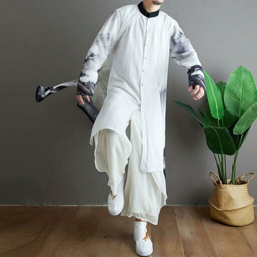 漢服 民族衣装 コスプレ 舞台 ステージ メンズ トップス セットアップ ローブ スタンドカラー ジャケット コート ロング エレガント ローブ シャツ レトロ スーツ チャイナ風 唐装 メンズ 漢服 カジュアル 長袖 紳士 漢服 民族衣装 コスプレ 舞台 ステージ メンズ トップス セットアップ ローブ スタンドカラー ジャケット コート ロング エレガント ローブ シャツ レトロ スーツ チャイナ風 唐装 メンズ 漢服 カジュアル 長袖 紳士