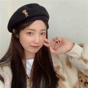 ベレー帽 ペインター ハット ウール レディース 秋冬 ファッション 画家帽子 韓国 学生 カジュアル かぼちゃ 帽子 つばし