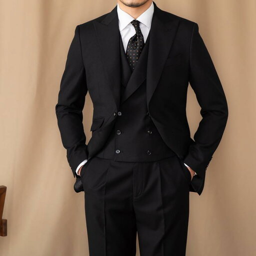 メンズ スーツ スタイリッシュ 紳士服 メンズ セットアップ 3点 ジャケット パンツ ズボン ベスト チョッキ カジュアル 結婚式 パーティー ビジネス 通勤 メンズ スーツ スタイリッシュ 紳士服 メンズ セットアップ 3点 ジャケット パンツ ズボン ベスト チョッキ カジュアル 結婚式 パーティー ビジネス 通勤