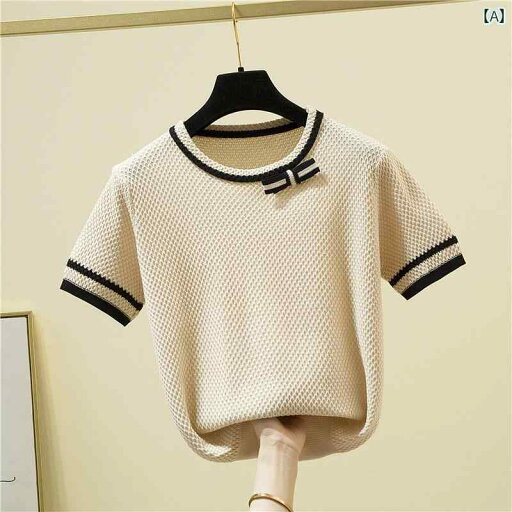 Tシャツ トップス レディース おしゃれ ファッション シンプル 半袖 夏 ショート ラウンドネック 薄手 ひんやり 涼しい 快適 セーター カジュアル Tシャツ トップス レディース おしゃれ ファッション シンプル 半袖 夏 ショート ラウンドネック 薄手 ひんやり 涼しい 快適 セーター カジュアル