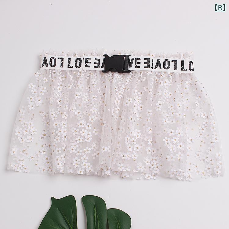 ふわふわ メッシュ 小花 ガードル レディース ファッション アクセサリー オールシーズン ベルト ウエスト バンド ワイド