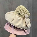 レディース 帽子 ビニール サンシェード 夏 つば広 紫外線対策 屋外 ビーチ リボン フィッシャーマン