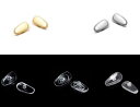 シリコン ノーズパッド メガネ アクセサリー レディース ソフト スーパー エア クッション 滑りにくい 素材 小物