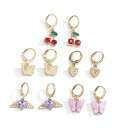 ピアス メンズ レディース イヤリングセット デイリー アクセサリー おしゃれ きれい 豪華感 煌びやか ギフト ペア イベント フェス パーティー ステージ ...