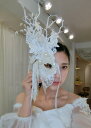 仮面舞踏会 レディース フェニックス 花嫁 マスク ゴージャス レトロ ハーフ フェイス ウエディング マスク プライベート パーティー フォトスタジオ アクセ...